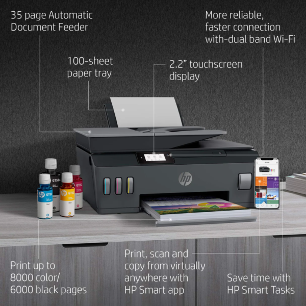 HP PRINTER SMART TANK 530 AIO (WIRELESS)