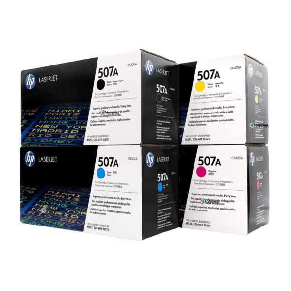 Toner 507A BLK, YLW, MGT, CYN