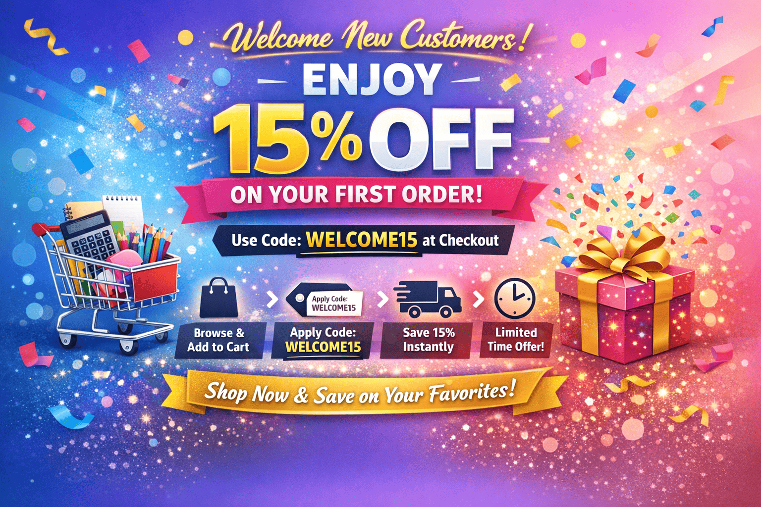 Welcome new costumer