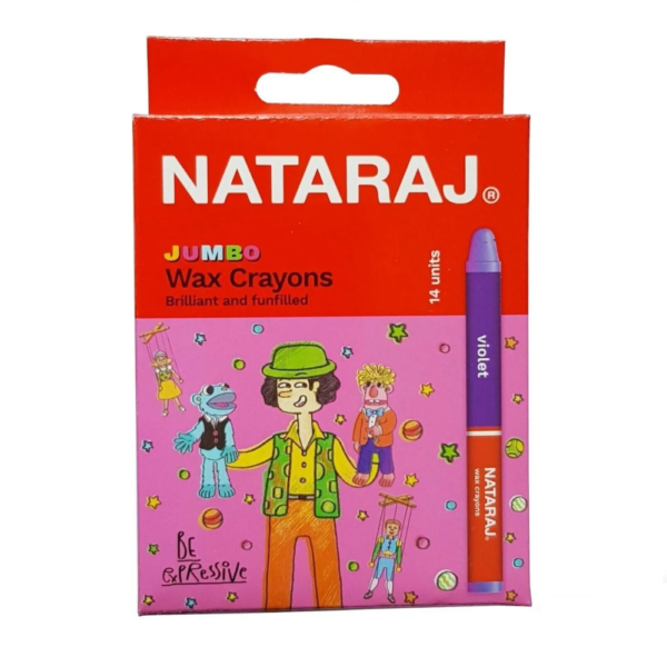 Nataraj Wax Crayon Jumbo 14 Col