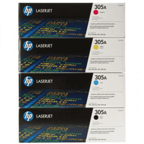Toner 305A BLK, CYN, YLW, MGT