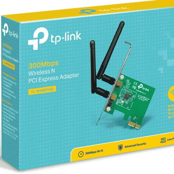TPLINK 300MBPS WIRELESS N PCI ADAPTER TLWN881ND