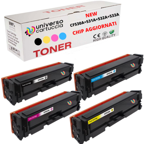 ANC Compatible Toner CF 530A, 531A, 532A, 533A (205A)
